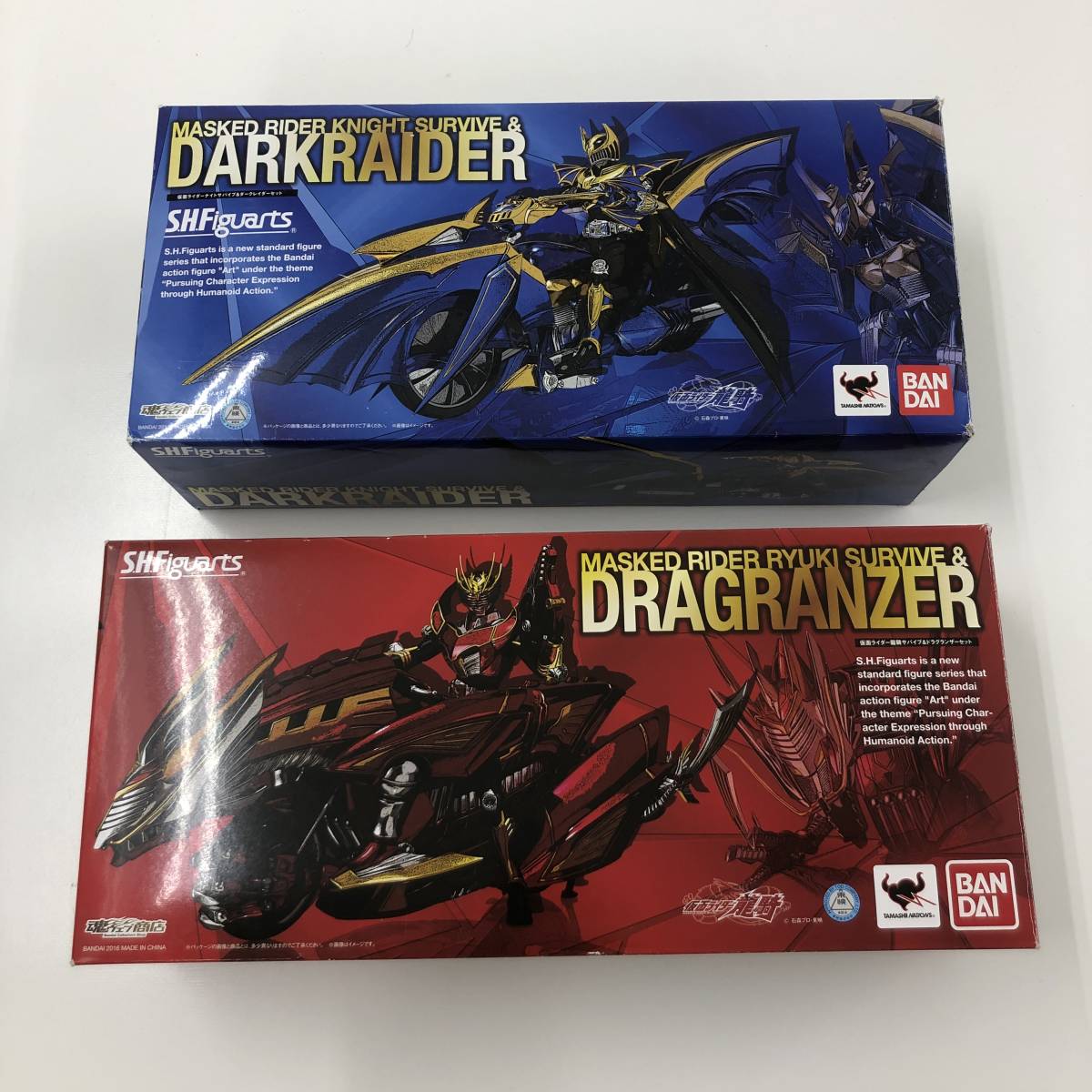 S.H.Figuarts 仮面ライダー龍騎 2点セット 龍騎サバイブ 