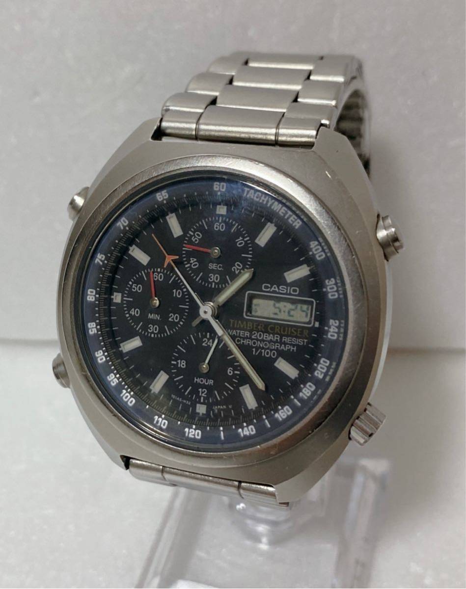 CASIO TIC-100 TIMBER CRUISER クロノグラフ メンズ腕時計 腕時計