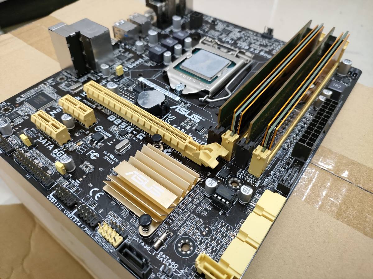 SALE，HOT ASUS B85M-G CPU メモリー付き(ASUSTeK)｜売買されたオークション情報、yahooの商品情報をアーカイブ公開 - オークファン ASUSTeK