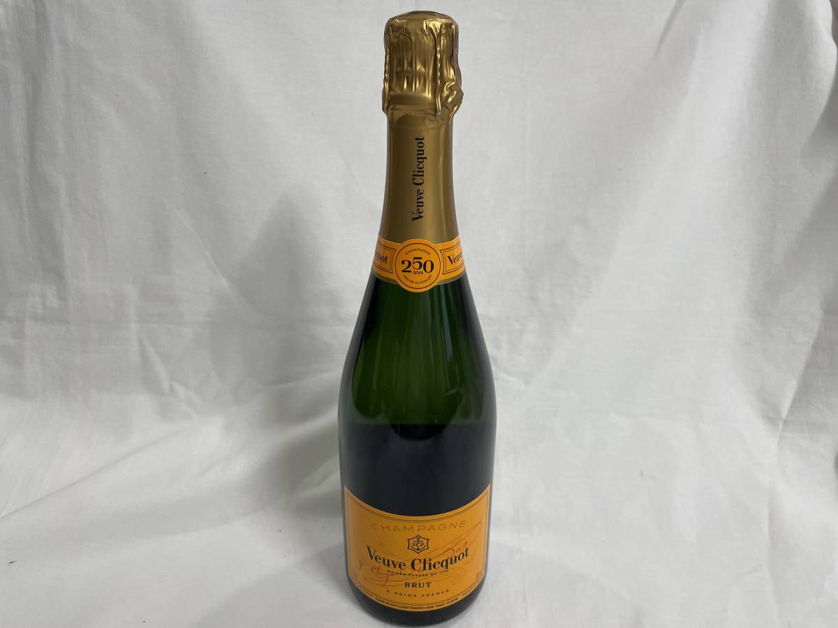 O41097【未開栓】ヴーヴクリコ イエローラベル ブリュット 古酒 シャンパン【750ml 12%】