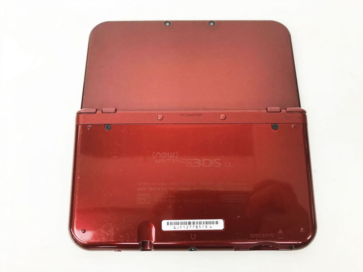 1円】Newニンテンドー3DSLL 本体 メタリックレッド 任天堂 RED-001 