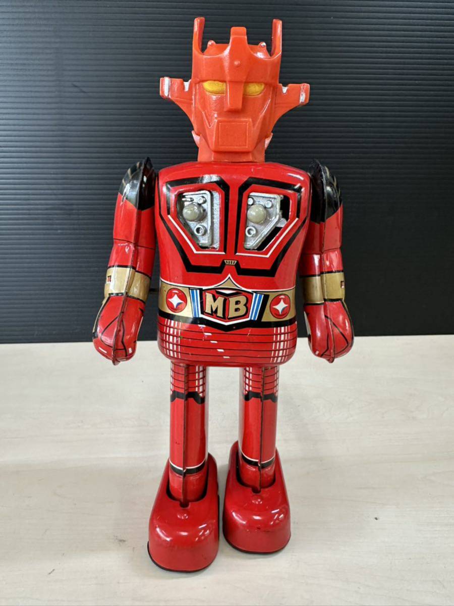 昭和レトロ 当時物 ポピー スーパーロボット マッハバロン ブリキ 現状 