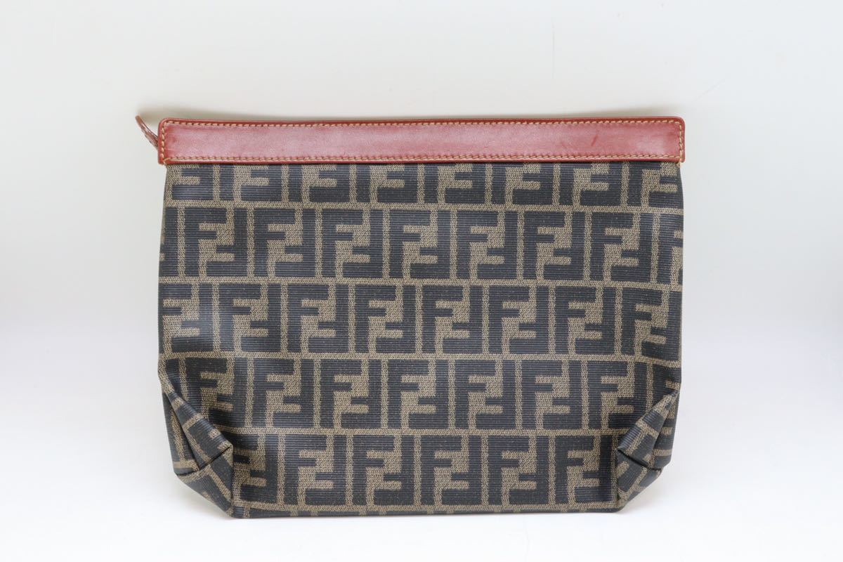 美品/フェンディ/FENDI/ズッカ柄/セカンドバッグ/クラッチバッグ 
