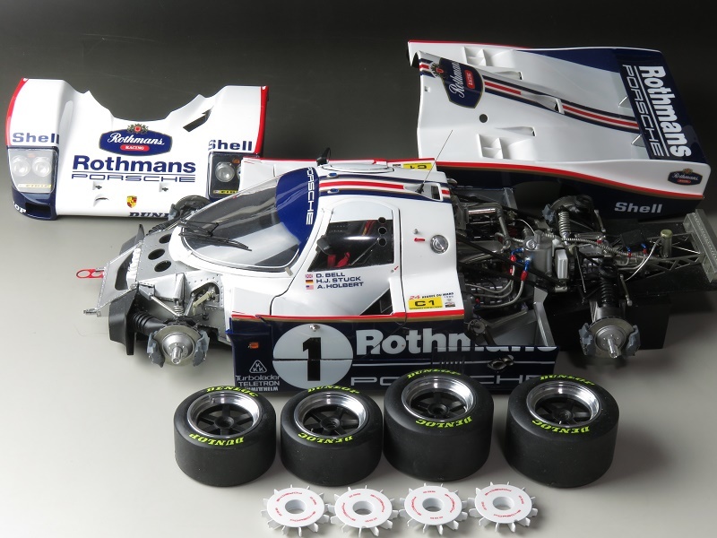 得価，品質保証 MFH 1/12ロスマンズポルシェ962C完成品(完成品)｜売買されたオークション情報、yahooの商品情報をアーカイブ公開 - オークファン 完成品