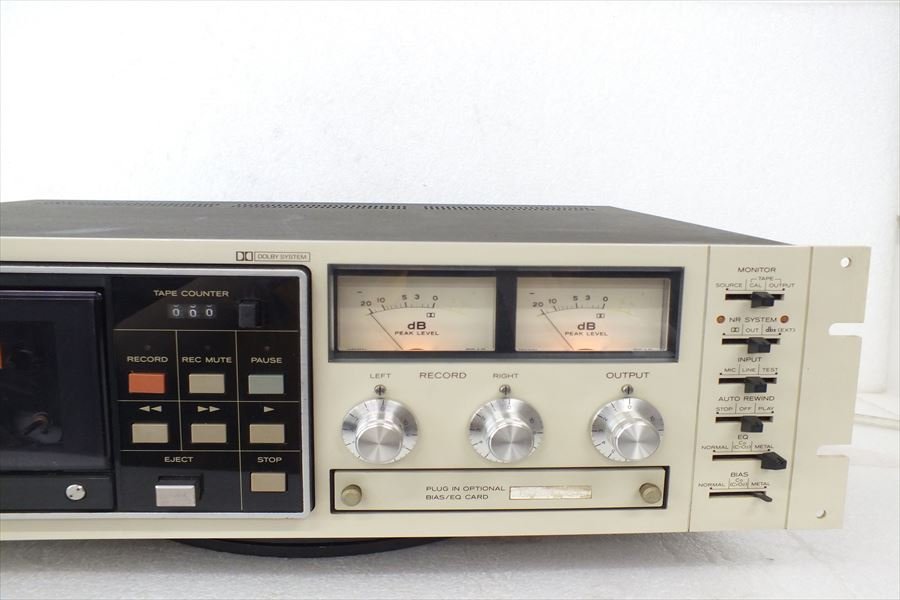 □ TEAC ティアック C-2 カセットデッキ 取扱説明書有り 中古 現状品