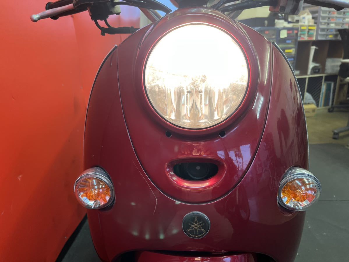 人気セール，限定SALE YAMAHA VINO SA37J 2009年式 16497㎞ 中古車 実働車 4サイクル FI バッテリー新品 検索→ヤマハ ビーノ 可愛い 人気車両 全国配送可