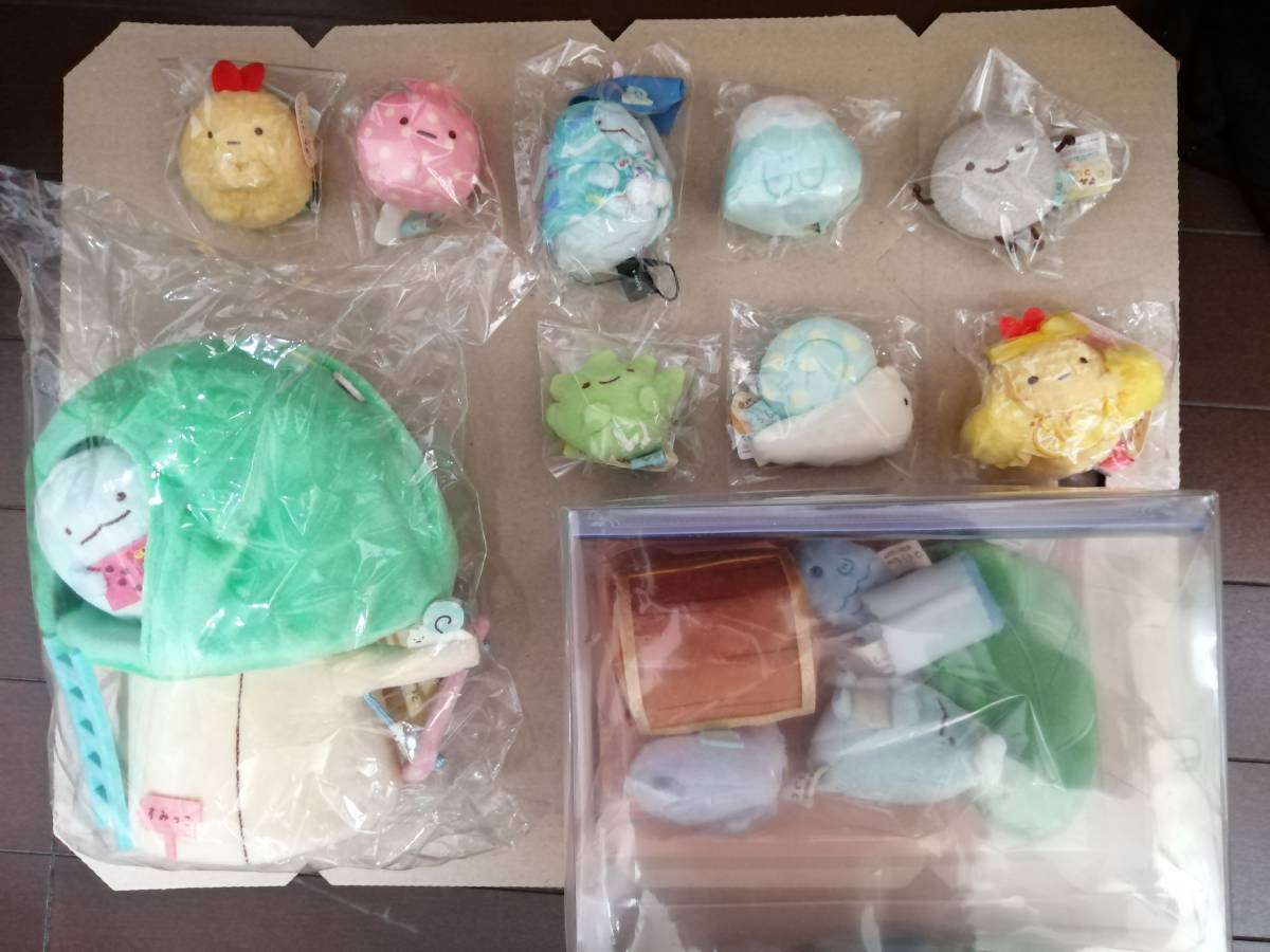 【人気SALE，得価】 サンエックス San-X すみっコぐらし シーンぬいぐるみ 木のおうち てのりぬいぐるみ とかげのおへや えびふらいのしっぽ ほこり 等10点(その他)｜売買されたオークション情報、yahooの商品情 その他