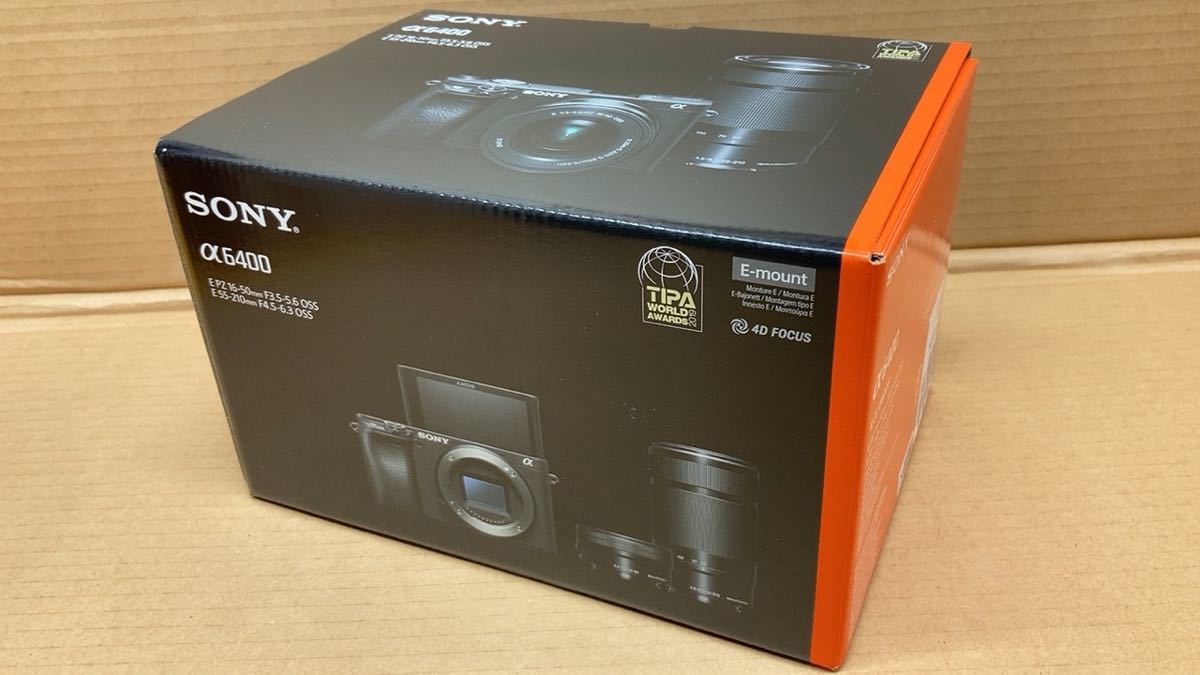 ソニー ILCE-6400Y α6400 ダブルズームレンズキット 未使用 シルバー 