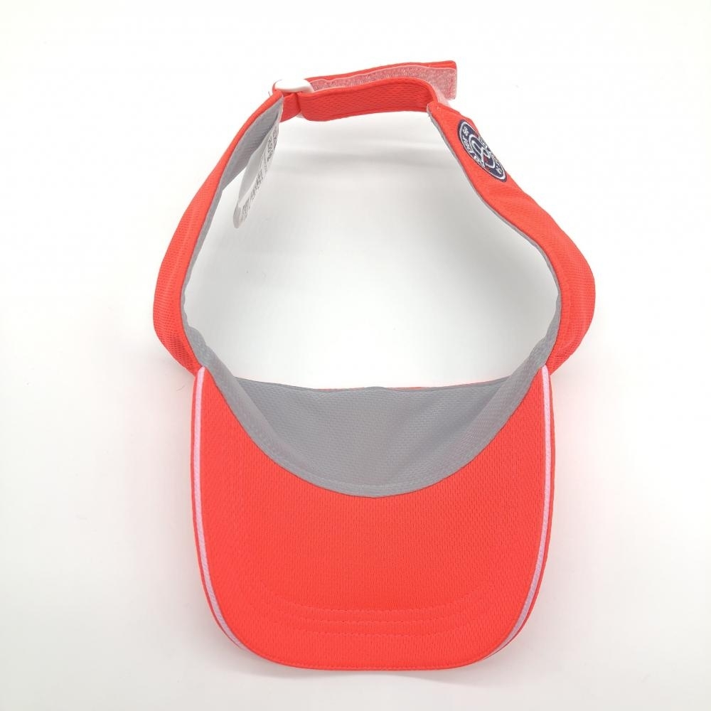 超美品】and per se アンパスィ シュシュ付きサンバイザー 蛍光