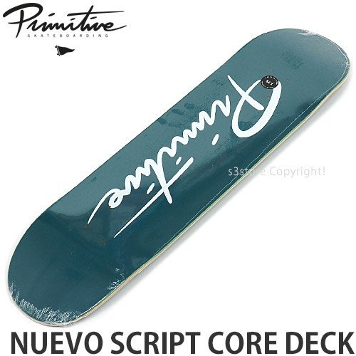 人気SALE 1円 PRIMITIVE NUEVO SCRIPT CORE DECK Teal 7.75X31.0 プリミティブ ヌエボ デッキ スケートボード スケボー 板 SKATE 同梱不可(デッキ)｜売買されたオークション情報、yahooの商品情報をアーカイブ公開 - オ デッキ