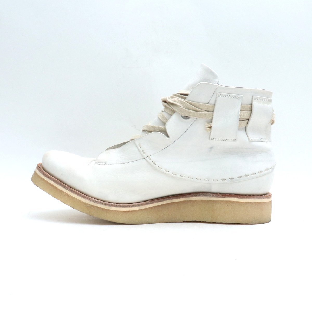 DEVOA Ankle boots GUIDIcalf Leather DIRTY WHITE サイズ41 デヴォア 