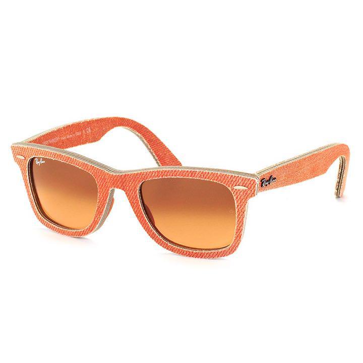 美品✨Ray-Ban レイバン RB2140-F ウェイファーラー オレンジ Ray-Ban レイバン サングラス RB2140-F DENIM WAYFARER オレンジ