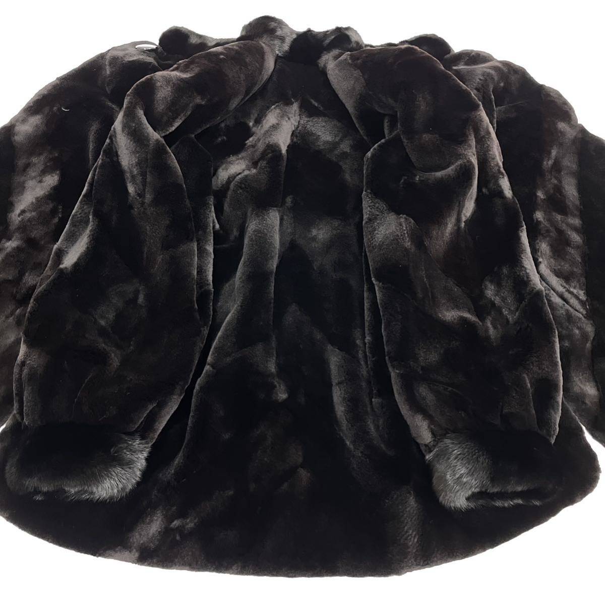 七福】fk455 SAGAMINK セミロングコート デザインコート ミンクコート