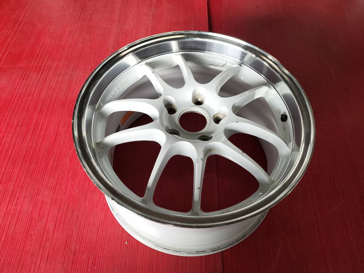 pf01 17インチ エンケイ ハブ径約75 鍛造アルミホイール1本のみ