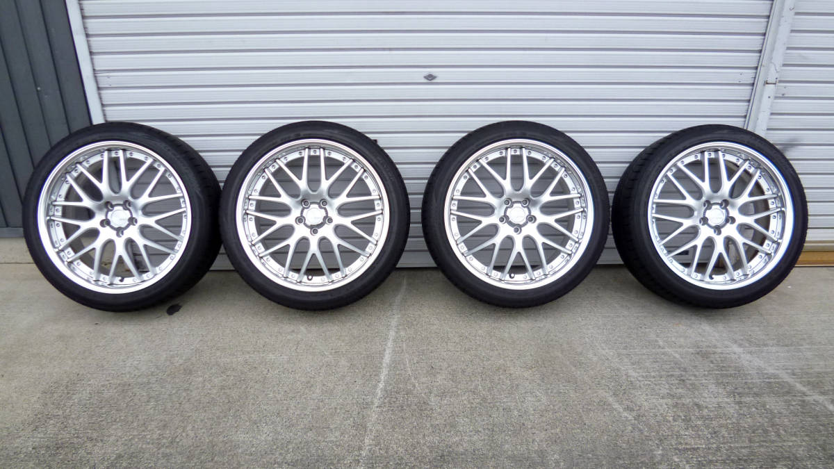 WORK ワーク】20インチ アルミホイール＋タイヤ 4本セット 20×8.5J 5H 