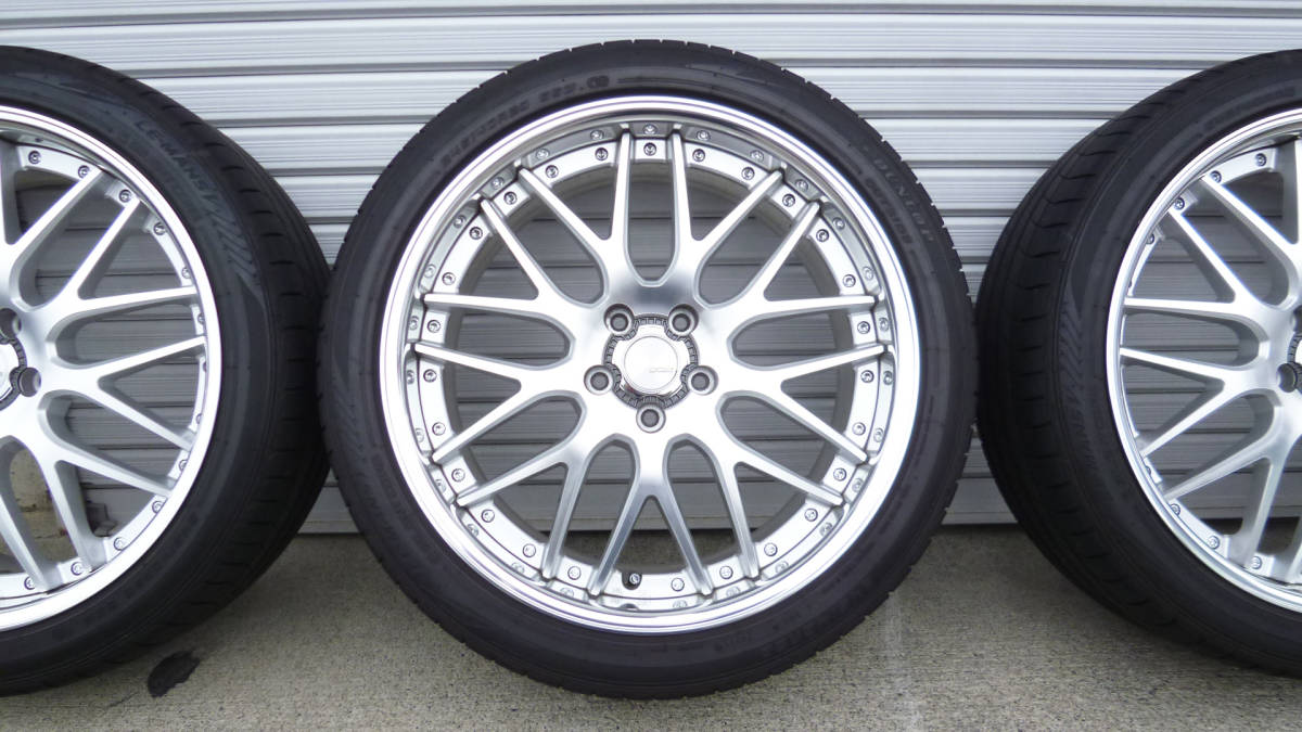 WORK ワーク】20インチ アルミホイール＋タイヤ 4本セット 20×8.5J 5H 
