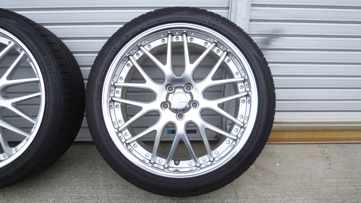 WORK ワーク】20インチ アルミホイール＋タイヤ 4本セット 20×8.5J 5H 