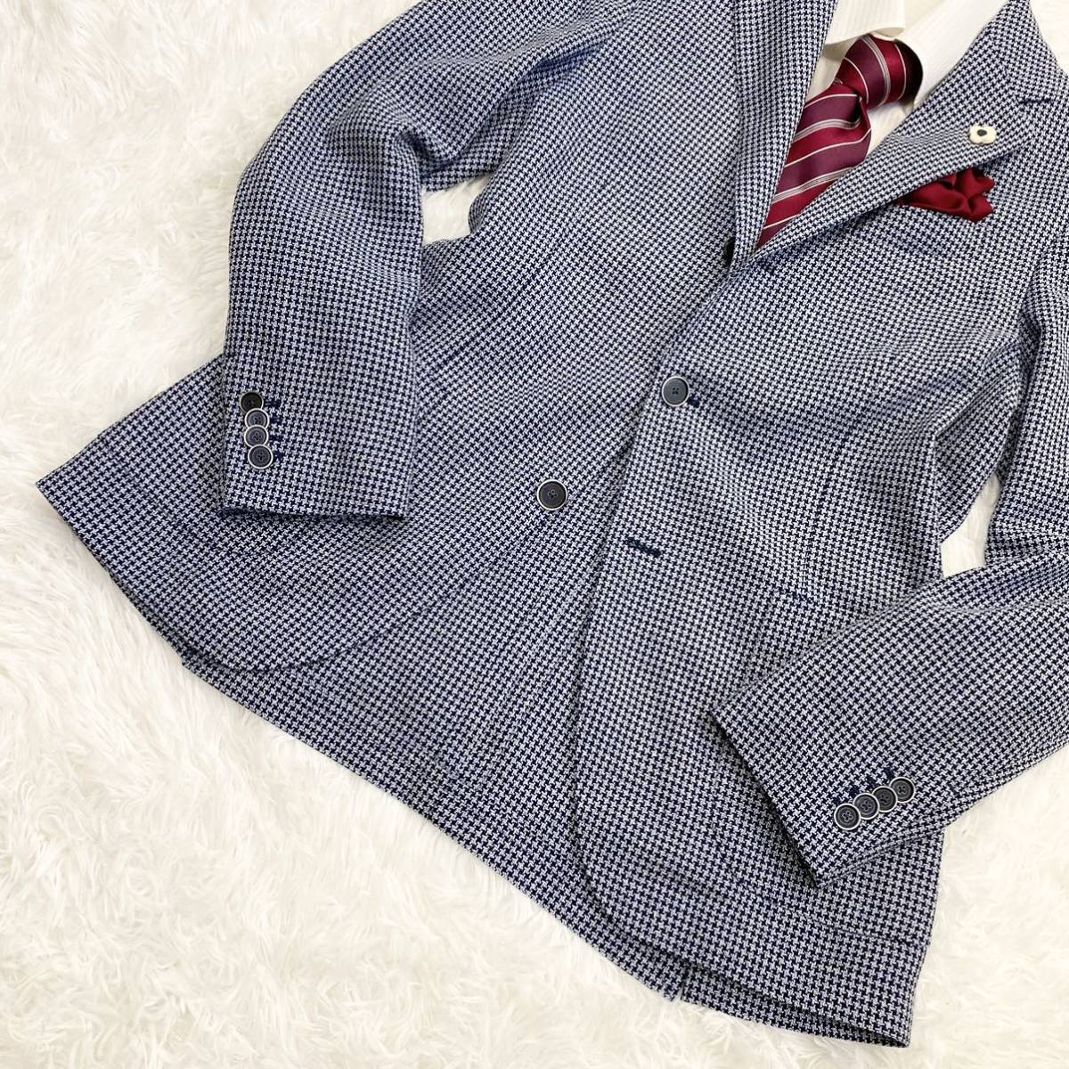 ☆超高級 シルク素材【超美品】ラルディーニ LARDINI ☆ブートニエール