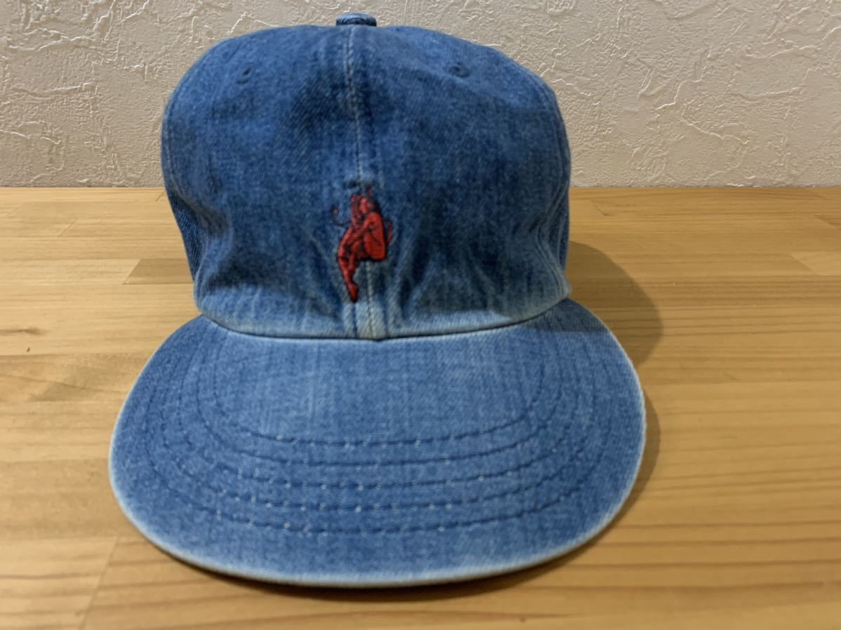 ヒステリックグラマー 刺繍デニムキャップ フリーサイズ 服飾小物