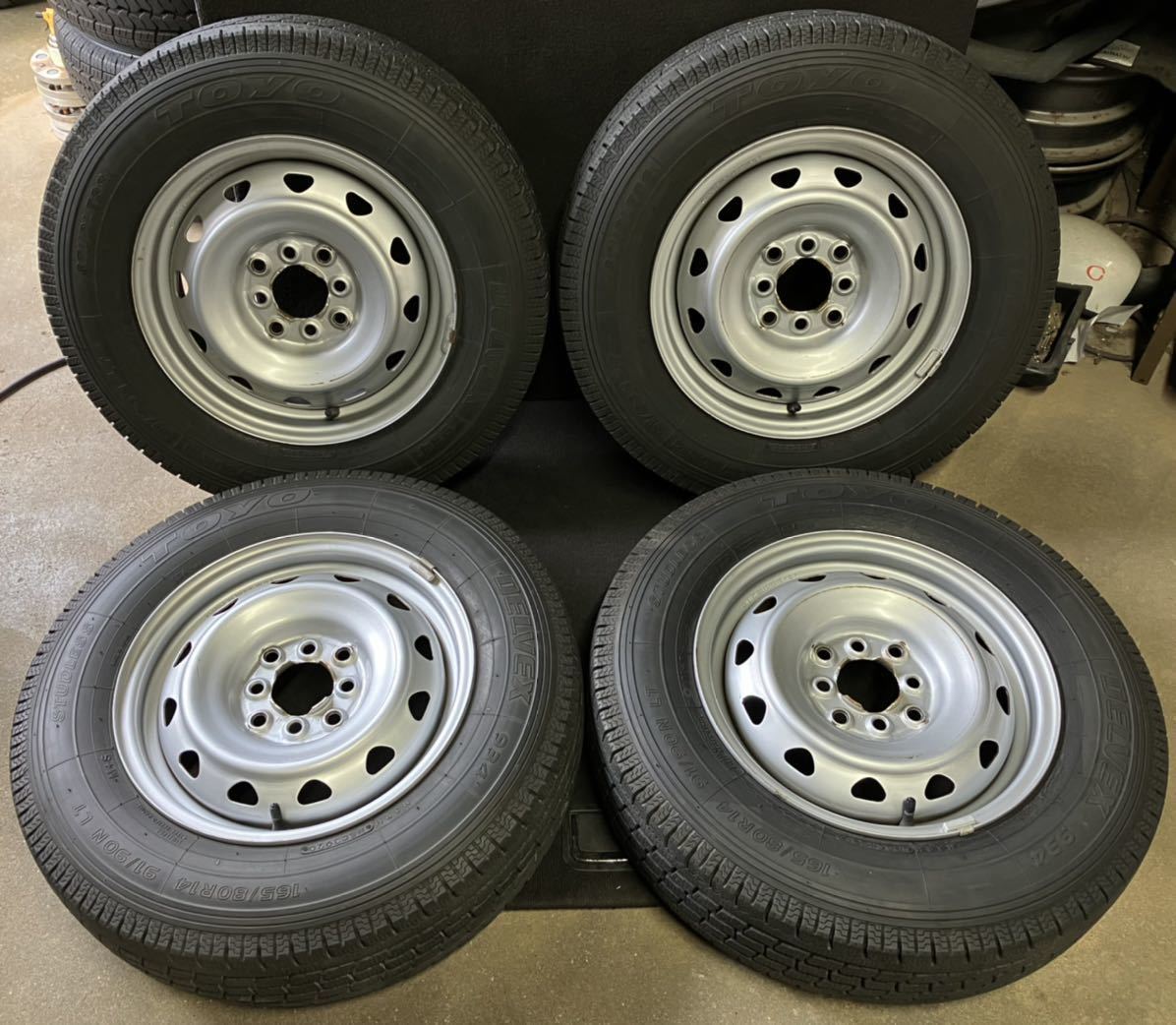 TOYOスタッドレス165／80R14 91／90N LTスチールホイールセット TOYOスタッドレス165／80R14 91／90N LTスチールホイールセット