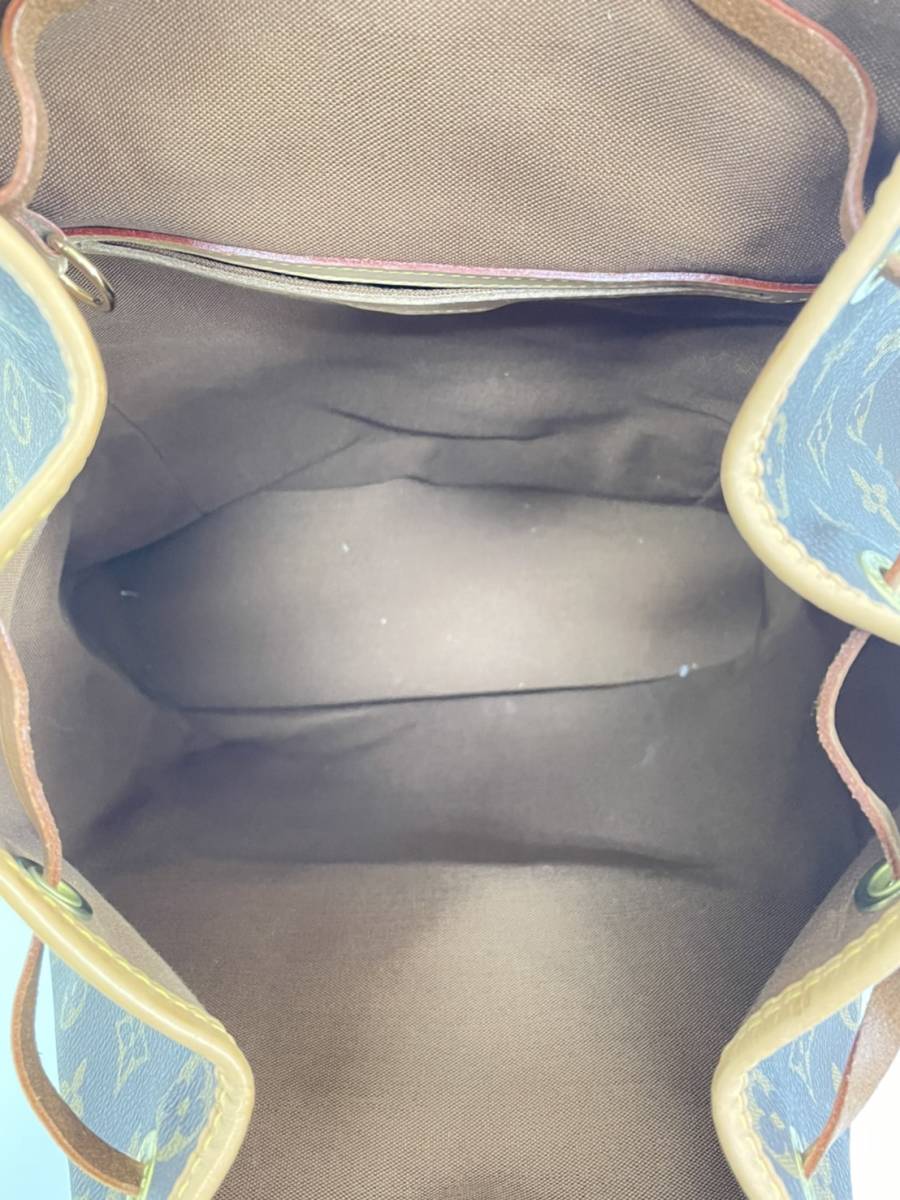 現状品 美品 LOUIS VUITTON ルイヴィトン モノグラム モンスリGM M51135 リュックサック バックパック ルイヴィトン VUITTON モノグラム 中古品 LV 中古