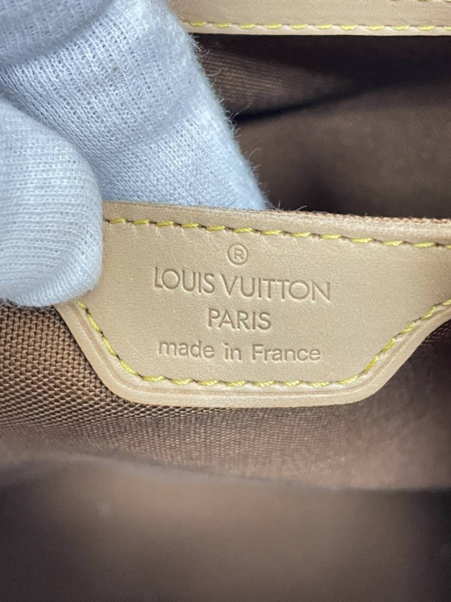 現状品 美品 LOUIS VUITTON ルイヴィトン モノグラム モンスリGM M51135 リュックサック バックパック ルイヴィトン VUITTON モノグラム 中古品 LV 中古