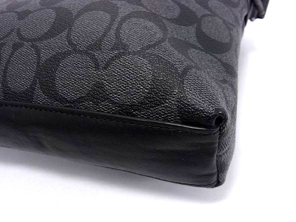 1円 □美品□ COACH コーチ F73336 シグネチャー PVC×レザー