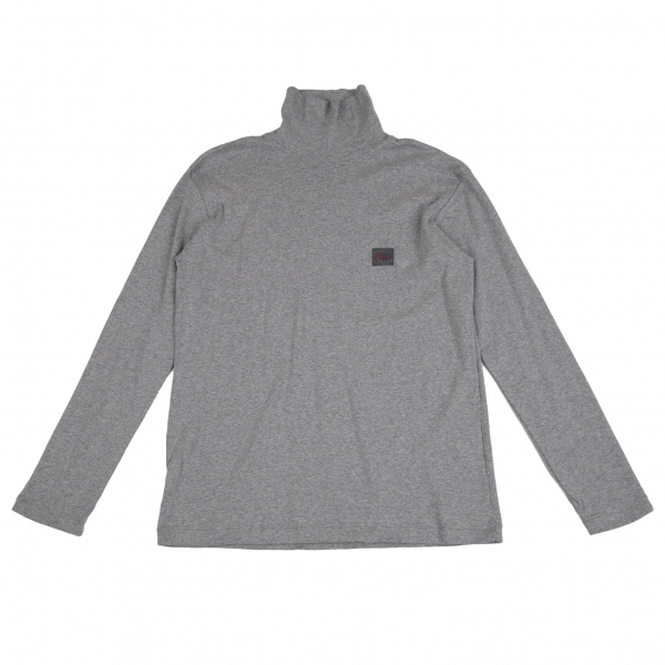 新品，爆買い パパスPapas ワンポイントロゴパッチハイネックカットソー グレーS メンズ(パパス)｜売買されたオークション情報、yahooの商品情報をアーカイブ公開 - オークファン パパス