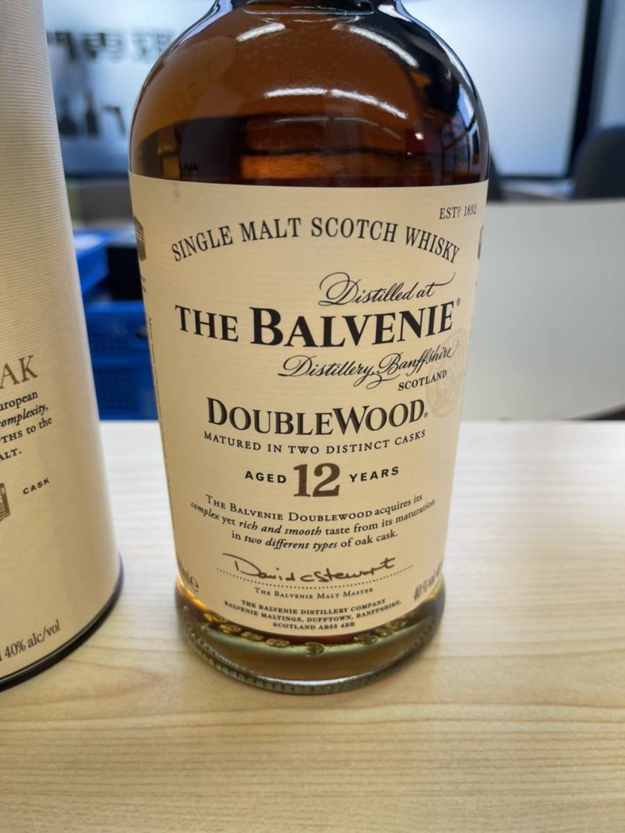 [ウイスキー] バルヴェニー 12年 ダブルウッド 700ml 箱