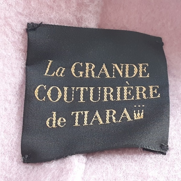 ティアラ Tiara サイズ2 M - ピンク レディース 長袖/冬/秋 美品 コート ティアラ Tiara TIARA ライトグレー コート （ミニ丈・ひざ丈