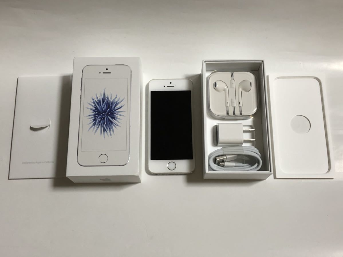 新品，低価 SIMフリー iPhone SE 64GB 87% 第一世代 シルバー 国内版 シムフリー iPhoneSE アイフォン Apple アップル 付属品(iPhone)｜売買されたオークション情報、yahooの商品情報をアーカイブ公開 - オークファン iPhone