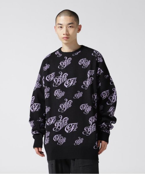 美品 定価41800円 □ Myne CVTVLIST Jacquard Kint コラボ ジャガード 