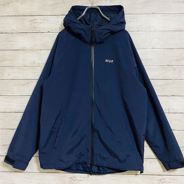 HUF ハフ ナイロンジャケット マウンテンパーカー イエロー Lサイズ