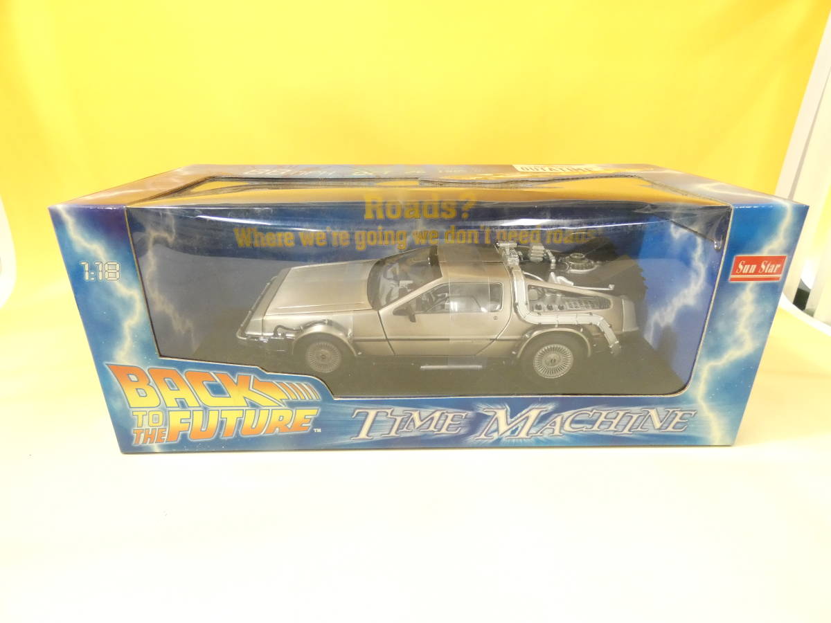 中古】サンスター 1/18 BACK TO THE FUTURE TIME MACHINE バック