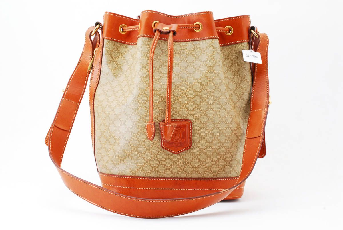 1円スタート】CELINE ヴィンテージ セリーヌ マカダム コーティング