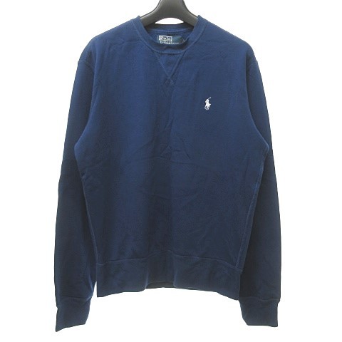 人気SALE，大人気 品 ポロ バイ ラルフローレン Polo by Ralph Lauren トレーナー スウェット クルーネック 長袖 裏起毛 刺繍 ブルー S メンズ(Sサイズ)｜売買されたオークション情報、yahooの商品情報をアーカイブ公 Sサイズ