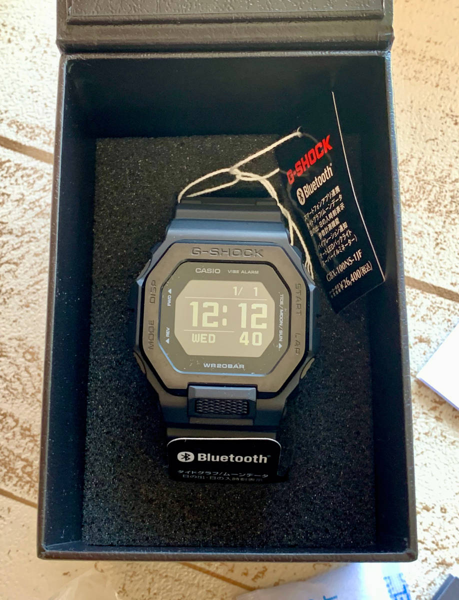 CASIO・G-SHOCK・G-LIDE・GBX-100NS-1JF・ 国内正規品・化粧箱付き 