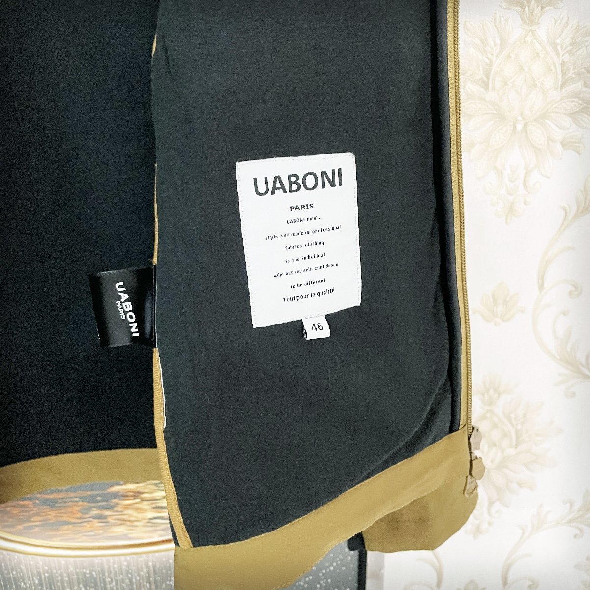 最上級EU製＆定価6万◇UABONI*Paris*ジャケット*ユアボニ*パリ発◇高 