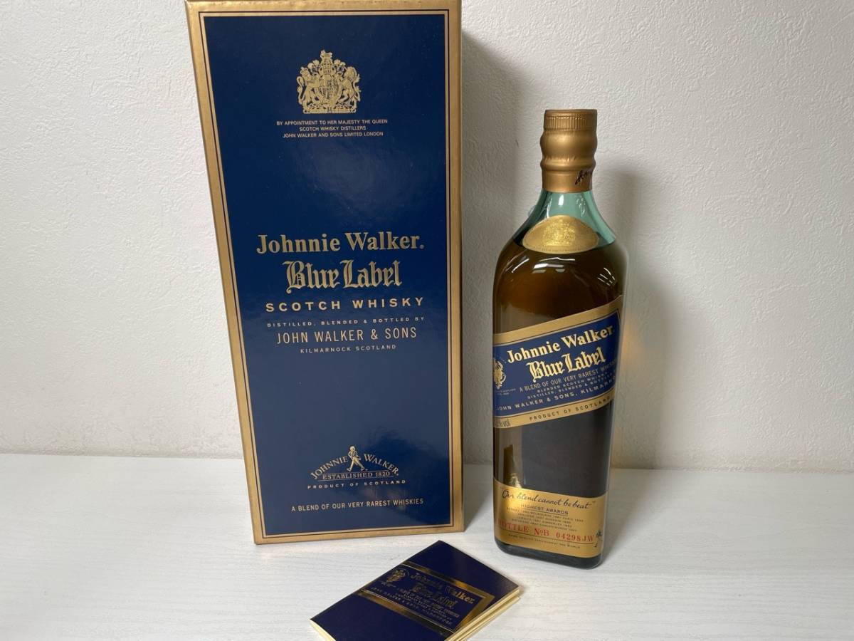 ジョニーウォーカーJOHNNYWALKER ブルーラベル BLUE LABEL 古酒 