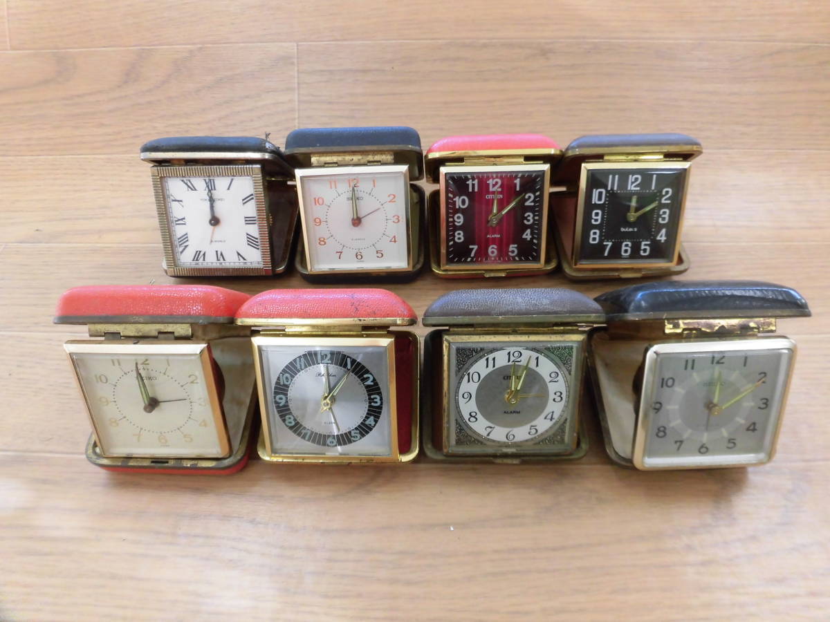 高品質，品質保証 セイコー/シチズン 他 ビンテージ ゼンマイ時計 ８点 稼働/不動 混合(目覚し時計)｜売買されたオークション情報、yahooの商品情報をアーカイブ公開 - オークファン 置時計