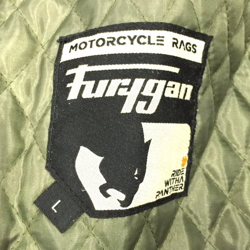 フュリガン サイズ L レザー 長袖 ジャケット ジップアップ アウター バイクウェア メンズ ライナー付き furygan ライダースジャケット フュリガン Furygan フーディ フード付き モーターサイクル