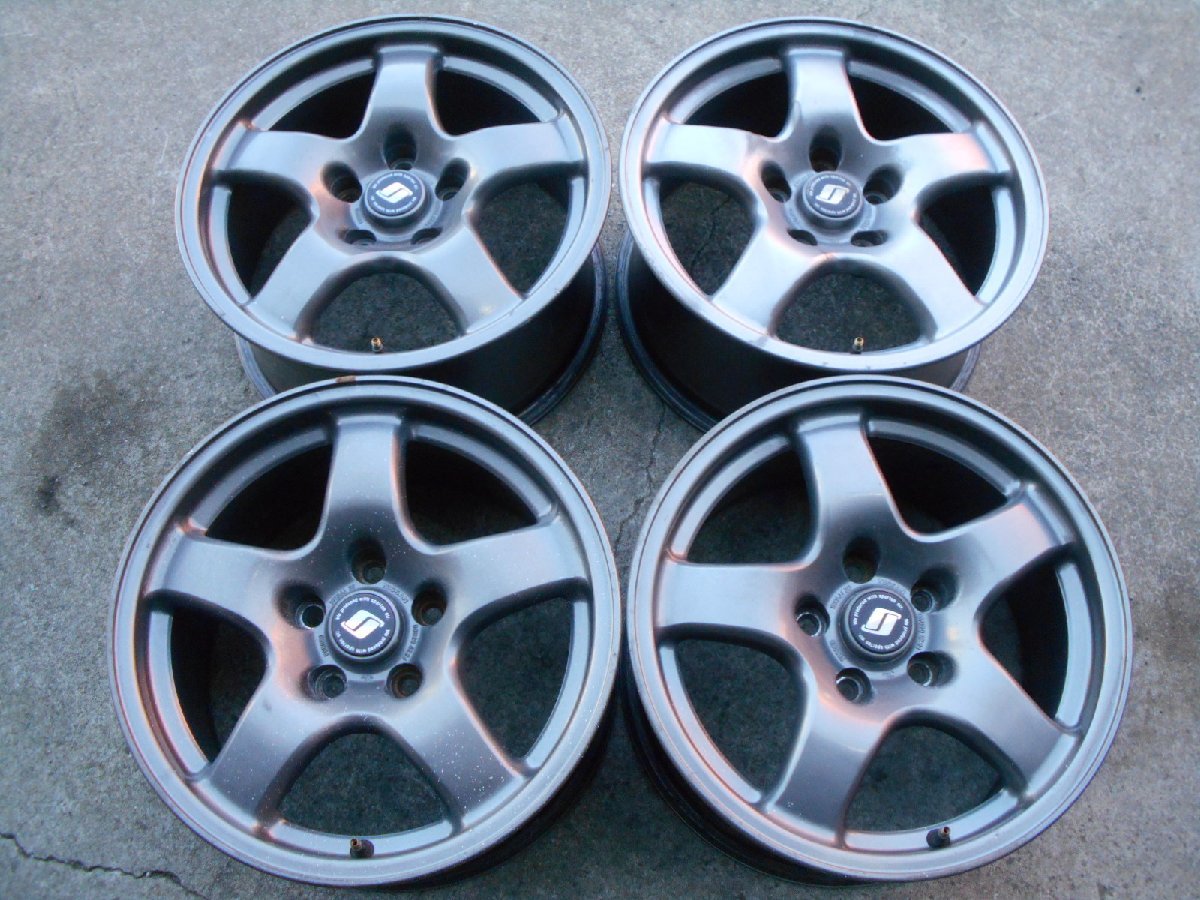 PCD114.3 日産 R32 スカイライン GTR純正 BNR32 GT-R 鍛造 8j/+30 ハブ約
