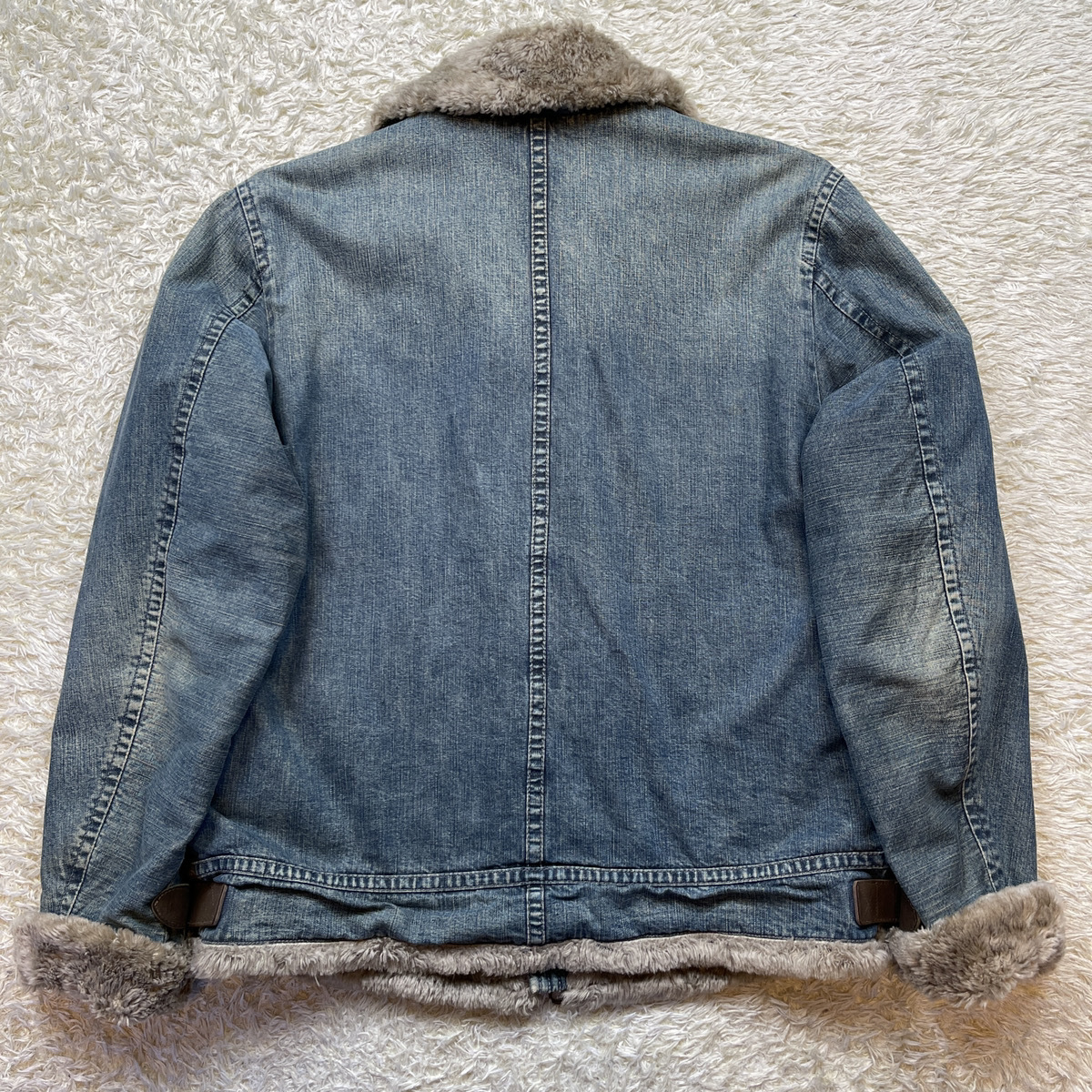 美品 ジョンブル【抜群の逸品】JOHNBULL デニムジャケット 裏ボア 