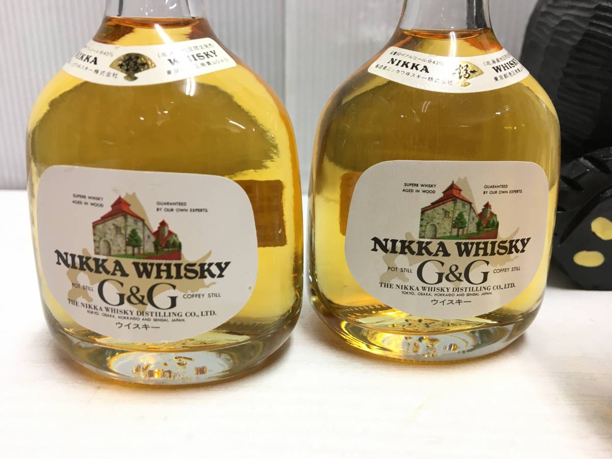 NIKKA ニッカ ミニボトル セット 7本 竹鶴12年 鶴17年 G＆G KINGSLAND