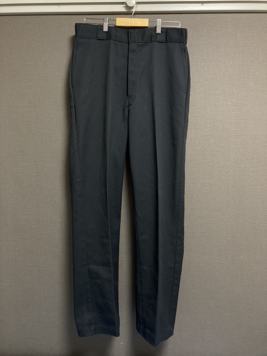 美品 90s USA製 Dickies ディッキーズ 874 ワークパンツ グレー W34L34
