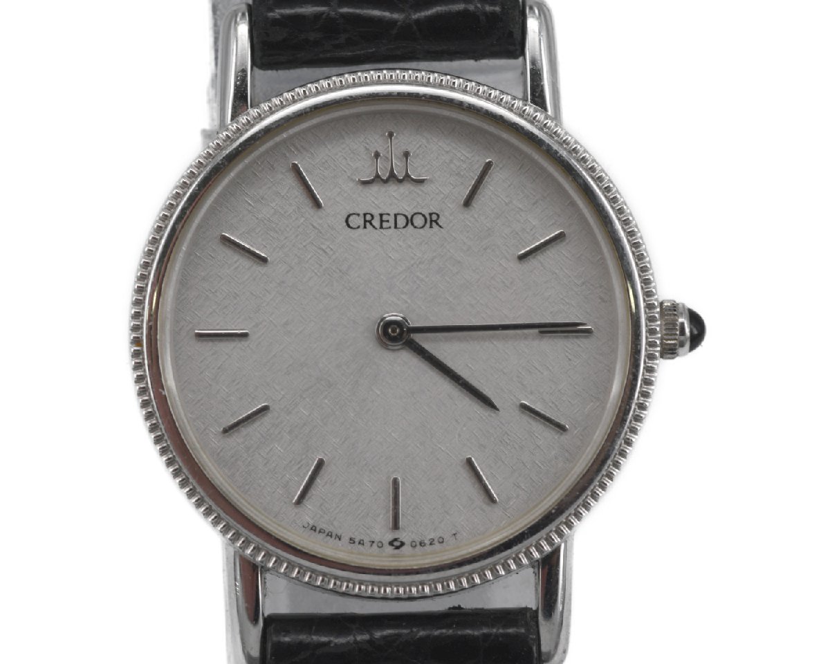 全国無料，新作登場 稼働品 SEIKO セイコー クレドール 5A70-0230 レディース 18KT K18無垢 ホワイトゴールド クォーツ K18無垢 純正尾錠(クレドール)｜売買されたオークション情報、yahooの商品情報をアーカイブ公開 - クレドール