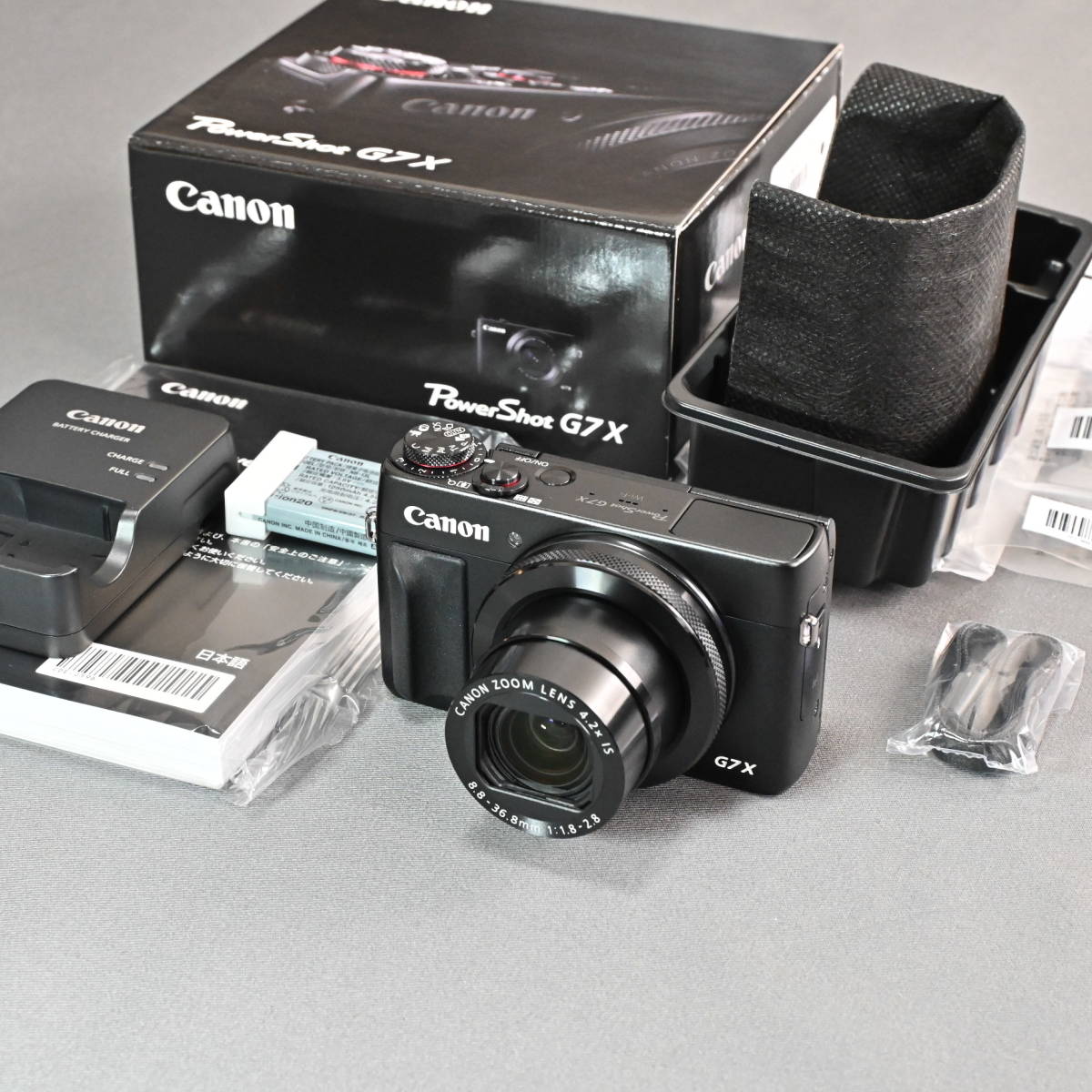 ◇キヤノン Canon PowerShot G7X 美品 元箱 付属品一式付き PowerShot G7 X