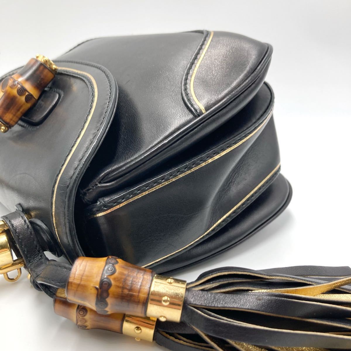 1円《極美品・超希少》 GUCCI ニューバンブー ハンドバッグ フローラ 