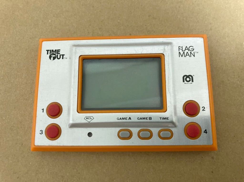 1円〜 液晶良好 MEGO TIMEOUT 海外版 ゲームウォッチ フラッグマン