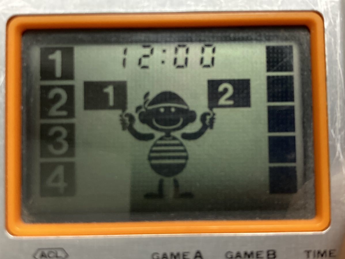 ゲームウォッチ 海外　激レア　任天堂公認 1円〜 液晶良好 MEGO TIMEOUT 海外版 ゲームウォッチ フラッグマン